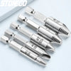 5 Pcs High Speed Steel Screw Extractor Set Hex Shank for Damaged Screws Bolts 125 Characters