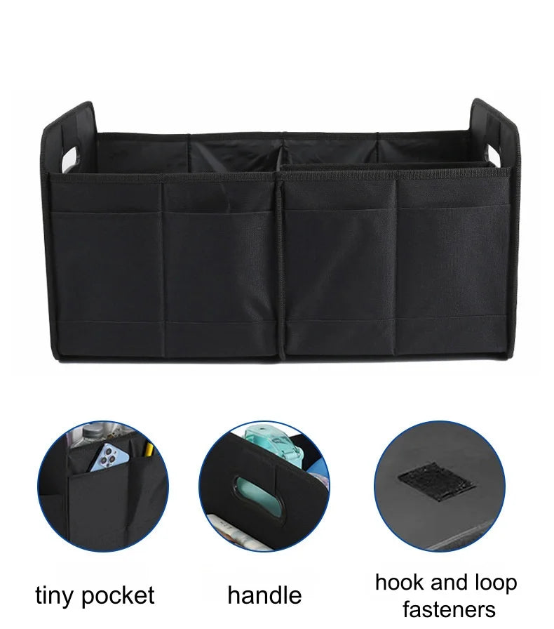 Car storage box, trunk storage box, car storage, large-capacity foldable Oxford cloth storage box