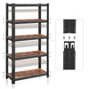 5 Tiers Storage Racks Shelves Garage Storage Shelving Unit Warehouse Rack Shelves Metal Shelves for The Garage