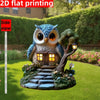 1pcs Owl Tree House Outdoor Garden Decoration, Perfect for Courtyard Decoration, Ideal Gift for Family and Friends