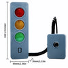 Garage Safe Light Anti Collision Auto Parking System with Three Colors Light LED Traffic Light Adjustable Battery Operated