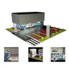 GFans 1/64 Car Garage Diorama Model Storage Display Box Small Garage Scene Acrylic Car Showroom Parking Lot Kids Xmas Gift Toys