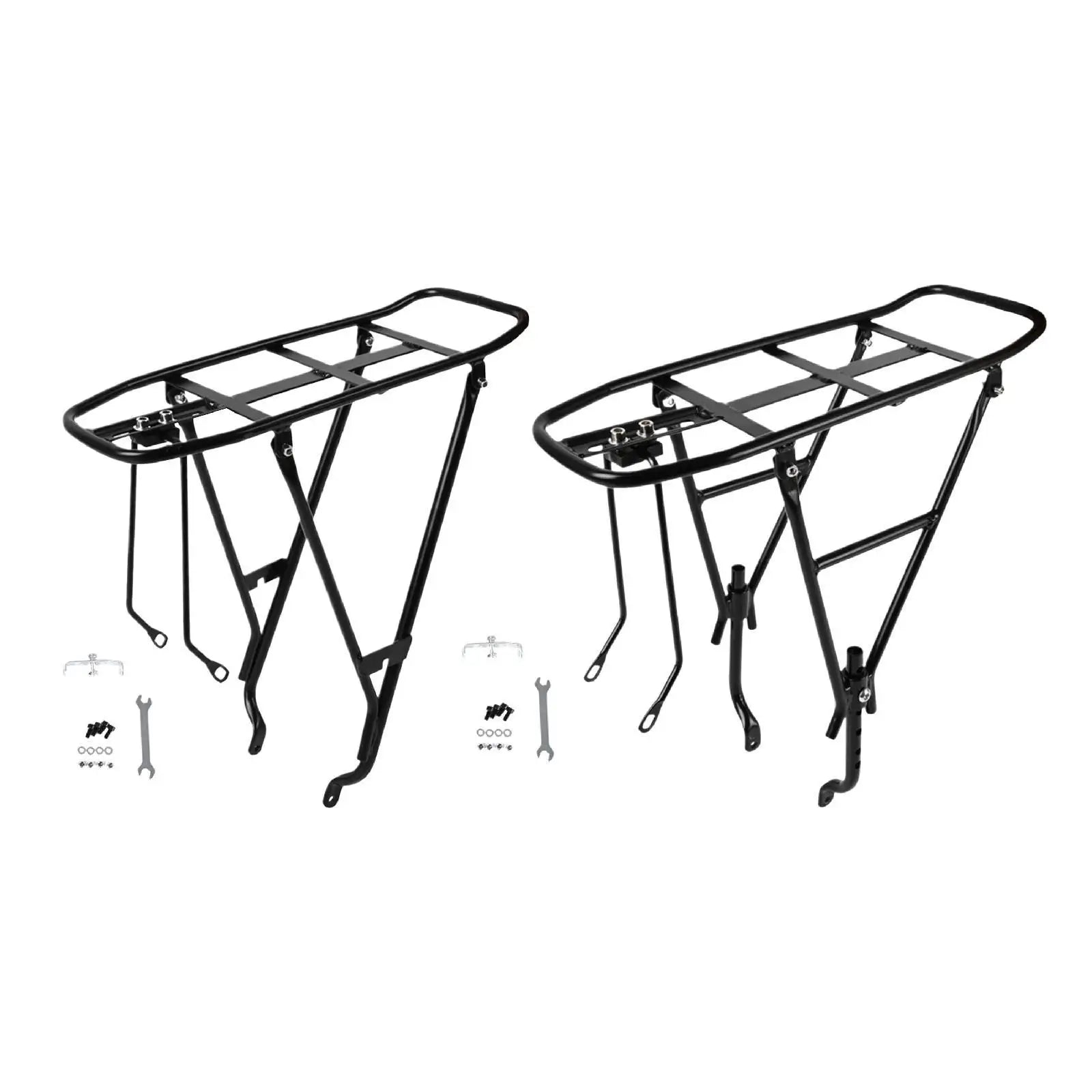Bike Cargo Rack Easy Installation Sturdy Rear Bike Rack Luggage Carrier Rack for Cycling Mountain Bikes Road Bikes Carrying