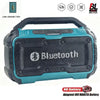 Portable Bluetooth Speaker Cordless Speaker with USB Port Home Outodoor Power Tools for Makita 18V Battery(No Battery)