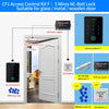 Tuya NFC Bluetooth Backlit Touch Keypad Access Control IP65 Waterproof RFID 13.56MHz Biometric Fingerprint Door Opener Keyboard