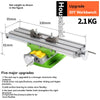 Mini DIY Workbench Multifunctional Milling Machine Working Slide Table Vise Fixture Adjustment Worktable