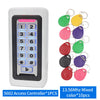 Metal Standalone Access Controller Wiegand Output RFID Card Reader IP67 Waterproof Zinc Alloy Keypad 125Khz Card WG26/34 Reader