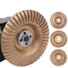 3 pieces of wood polishing tools,including angle grinder, burr grinding disc, burr grinding wheel, and woodworking grinding tool