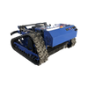 Multi functional remote-controlled tracked mini lawn mower for garden weeding used for wasteland lawn mower on road slopes
