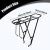 Bike Cargo Rack Easy Installation Sturdy Rear Bike Rack Luggage Carrier Rack for Cycling Mountain Bikes Road Bikes Carrying