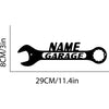 Personalized Metal Garage Sign Custom Name Garage Decor Papas Garage Wrench  Dads Garage  Fathers Day Gift Wrench Sign