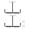 2PCS Ceiling Rack Shelf T-Shaped Overhead Garage Storage Rack Heavy Duty Hanger For Garage Garden Tools Shovel Rake Organizer