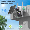 BESDER 4K Solar Wireless IP Camera 8MP 7800mAh Battery Outdoor HD 4MP Dual Lens WiFi CCTV Security Camera