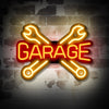 Garage LED neon light decoration sign, used for wall decoration of rainbow lights in car shops, garages, and car repair shops