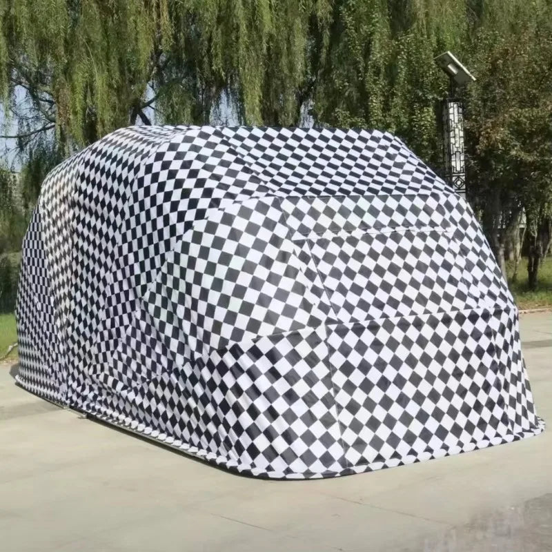Custom Retractable Outdoor Car Shelter Tent Portable Car Folding Garage Automatic Prefab Car Garage Fully Automatic Carport