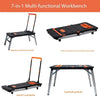 7- In -1 Multifunctional Workbench DIY Woodworking Table Portable Trolley Folding Cart With Wheels Workshop Tool Outing Handcart