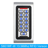 Metal Standalone Access Controller Wiegand Output RFID Card Reader IP67 Waterproof Zinc Alloy Keypad 125Khz Card WG26/34 Reader