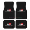 Gazoo Racing Car Floormat Heavy Duty Front Rear Rubber Floor Mats Carpet Floor Protection Fits Most Vehicles