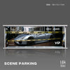 1/64 Garage scene Model Scene with Light Version Simulation Model Scene Decoration Collect (Excluding dolls and car models)