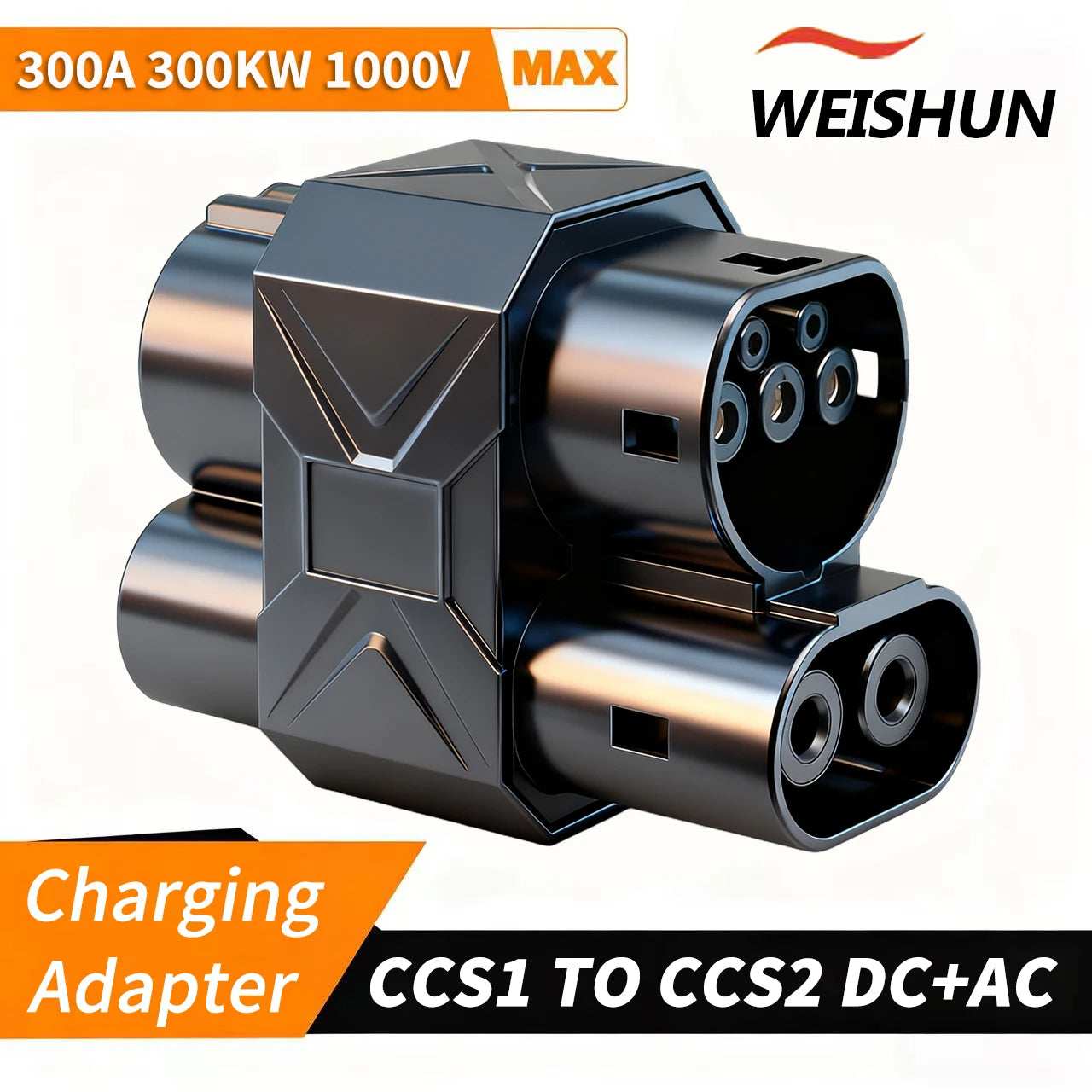 CCS1 to CCS2 EV Charger Adapter 2300A EV CCS1 DC to CCS2 Electric Vehicle Charger Fast EV Charging Adapter Factory directly sale
