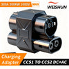 CCS1 to CCS2 EV Charger Adapter 2300A EV CCS1 DC to CCS2 Electric Vehicle Charger Fast EV Charging Adapter Factory directly sale