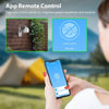 Haozee Tuya WiFi Smart Rainfall Sensor Outdoor IP66 Waterproof Rain Detector Wireless Real-Time Rain Detection Remote Monitor