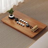Side Table Wooden Floor Table Folding Coffee Tea Table Modern Accent Table for Living Room Bedroom Balcony Home Office Furniture