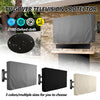 Outdoor TV Cover 32" 40" 46" 50" Protect TV Screen For Garden Patio Weatherproof Resistant Protect Bag