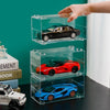 Car model display box transparent model storage rack 1:24 car storage box stackable display cabinet