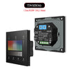 DT6 DT8 DALI Master Glass Wall Mounted Touch Panel 4 Control Modes DALI-2 Certified DALI Master Touch keys With LED Indicator