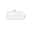 1pc Foldable Wall-mounted Shelf, For Bathroom, Toilet, Kitchen, Bedside, No Drilling Phone Storage, Wifi Router Storage