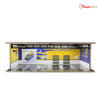 1/64 Garage Scene Model with Light Assembled Parking Lot Diorama Parking Place for Miniatures Cars Display