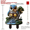 1pcs Owl Tree House Outdoor Garden Decoration, Perfect for Courtyard Decoration, Ideal Gift for Family and Friends
