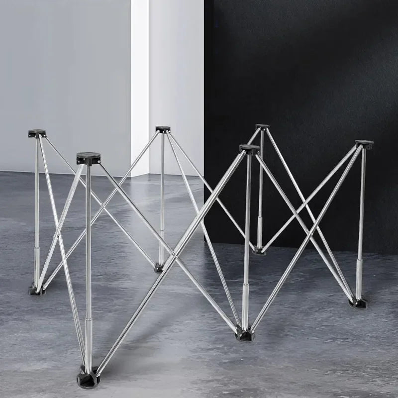 Foldable 4-6 Leg Workbench Work Sawhorse Spider Leg Stainless Steel Portable Support Quick Telescopic Workbench With Carry Bag