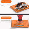 Woodworking Cutting Machine Base Plate Support Wooden Board Bending Cutting Positioning Template Jig Gypsum Board Slotting Tools