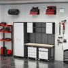 A Gray, 7 Drawers, Multifunction Tool Cabinet 6 feet 7.72 inches high, Gray