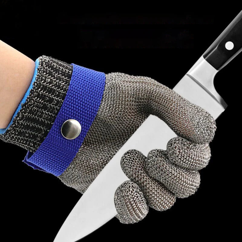 Stainless Steel Gloves Anti-cut 장갑 Slaughter Gardening Hand Protect Working Guantes Metal Mesh Kitchen Gloves