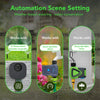 Haozee Tuya WiFi Smart Rainfall Sensor Outdoor IP66 Waterproof Rain Detector Wireless Real-Time Rain Detection Remote Monitor