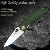 Sandvik 14C28N Pocket folding knife Fishing kitchen fruit Knives hunting Outdoor camping Military Tactical EDC knife tool knife