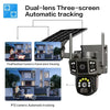 4K Solar Dual‑Lens PTZ Camera