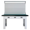 Garage Storage Cabinet Table Wall Mounted Metal Work Bench Garage Workbench Pegboard Hooks