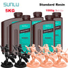 SUNLU 5KG Standard Resin 405nm LCD Printer Photon Curing Good Precision Smooth Surface Low Odor Model Garage Kit Printing