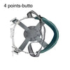Hot 4/8 Points Support Helmet Lining Knob/button Suspension System Hat Adjustable Lock Strap Black&grey Head Belt