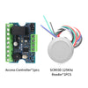Access Control Kit Relay Access Controller Board + Mini Card Reader for Electric Lock System Wiegand 26-44& TM Card Reader Set