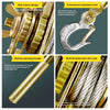 Manual Tensioner Double Hook Wire Tightener Multi-functional Wire Rope Small Hand Plate Hoist Electricity Tightener