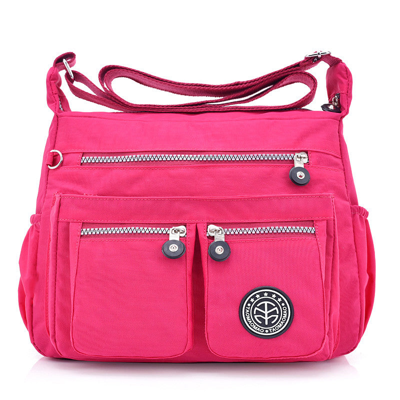 Nylon Crossbody Messenger Bag